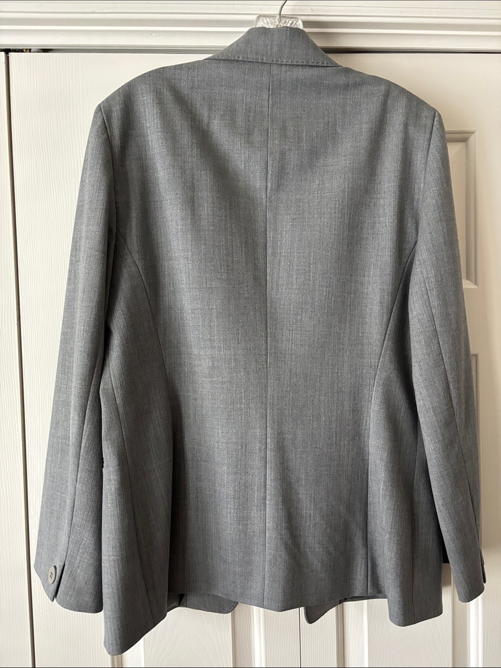 Lafayette 148 New York Gray Women's Two-Piece Pantsuit - Picture 5 of 9
